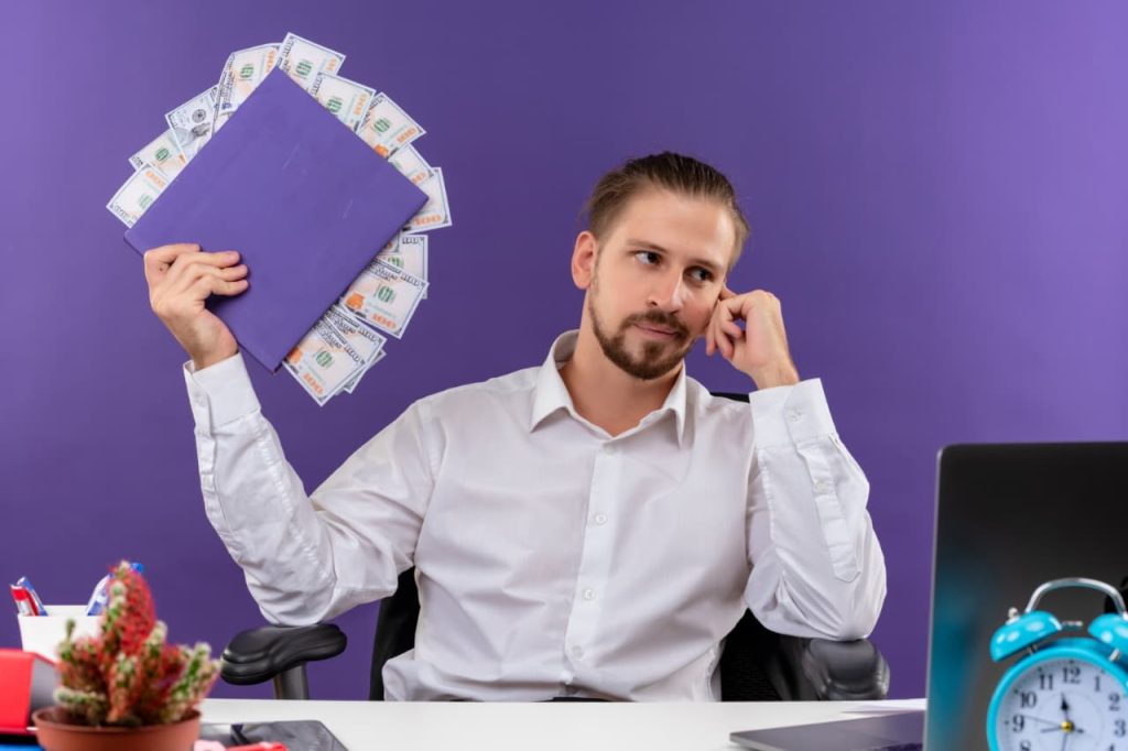 Calm about finances