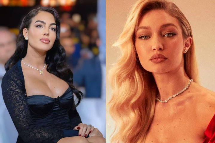 Georgina Rodríguez and Gigi Hadid
