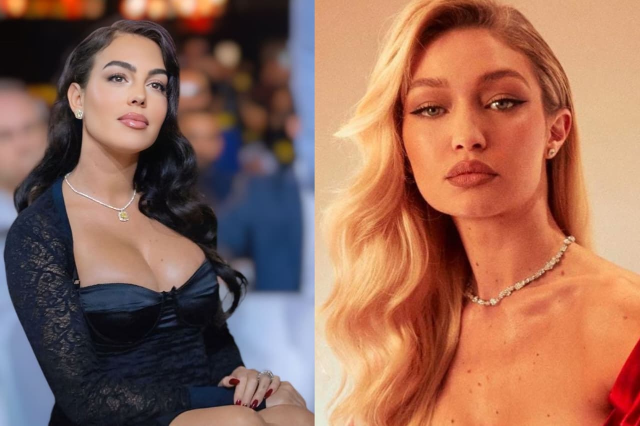 Georgina Rodríguez and Gigi Hadid
