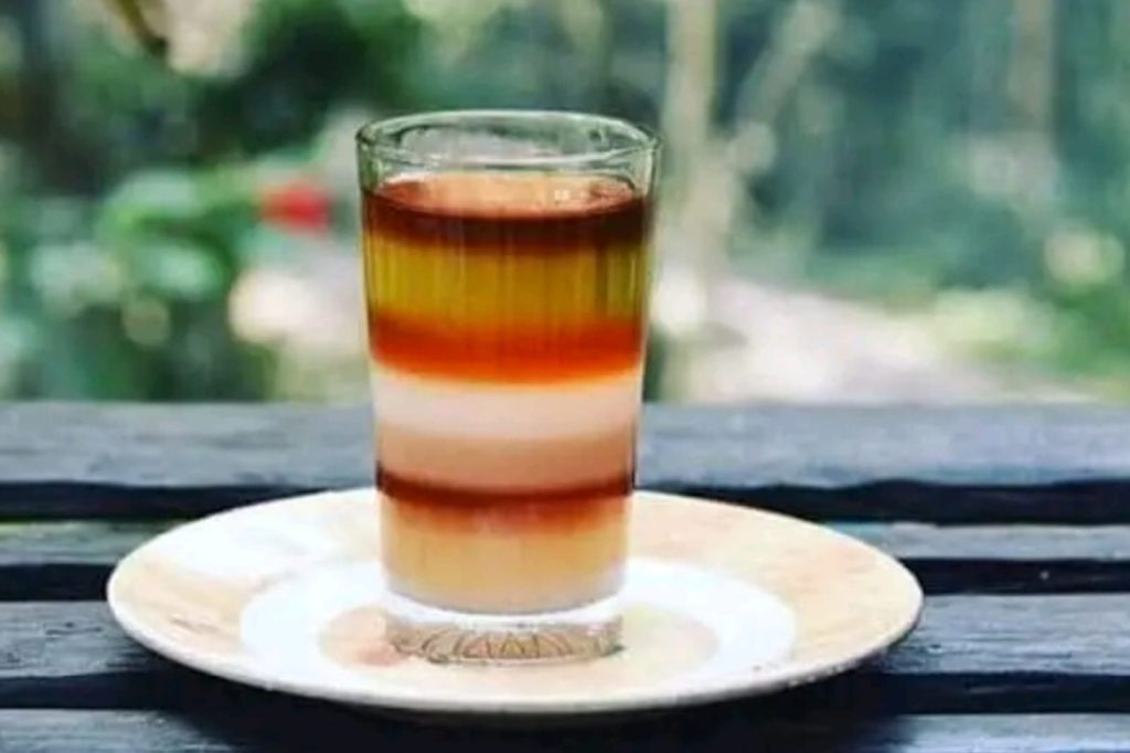 Seven-layer tea