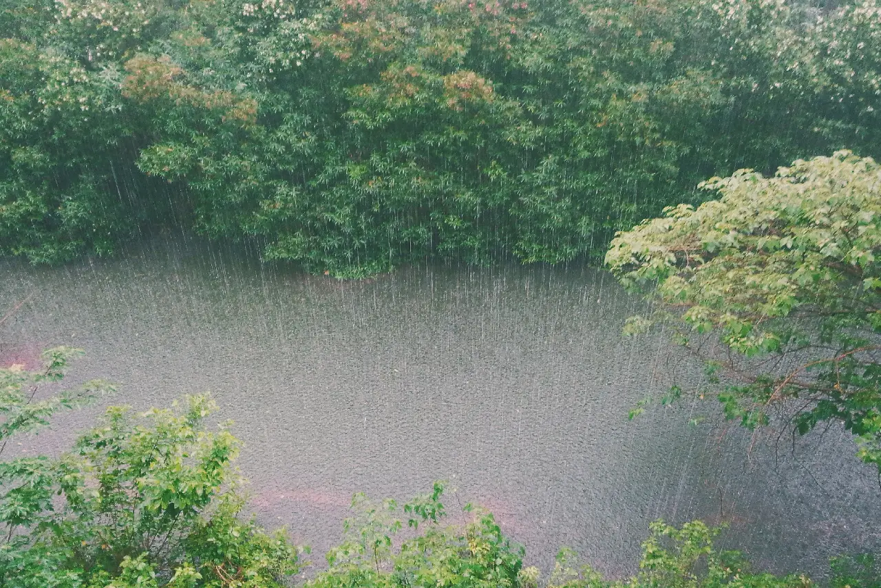 Indoor Air Quality During Heavy Rain