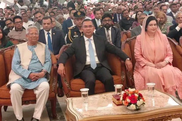 Tarique Rahman ceremonial welcome