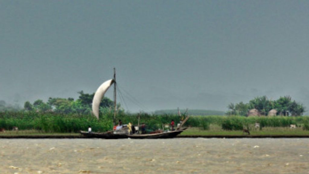Bangladesh expanding coastline Meghna estuary