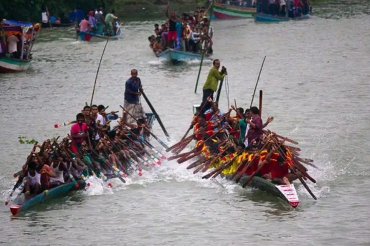 Kishoreganj haor boat race