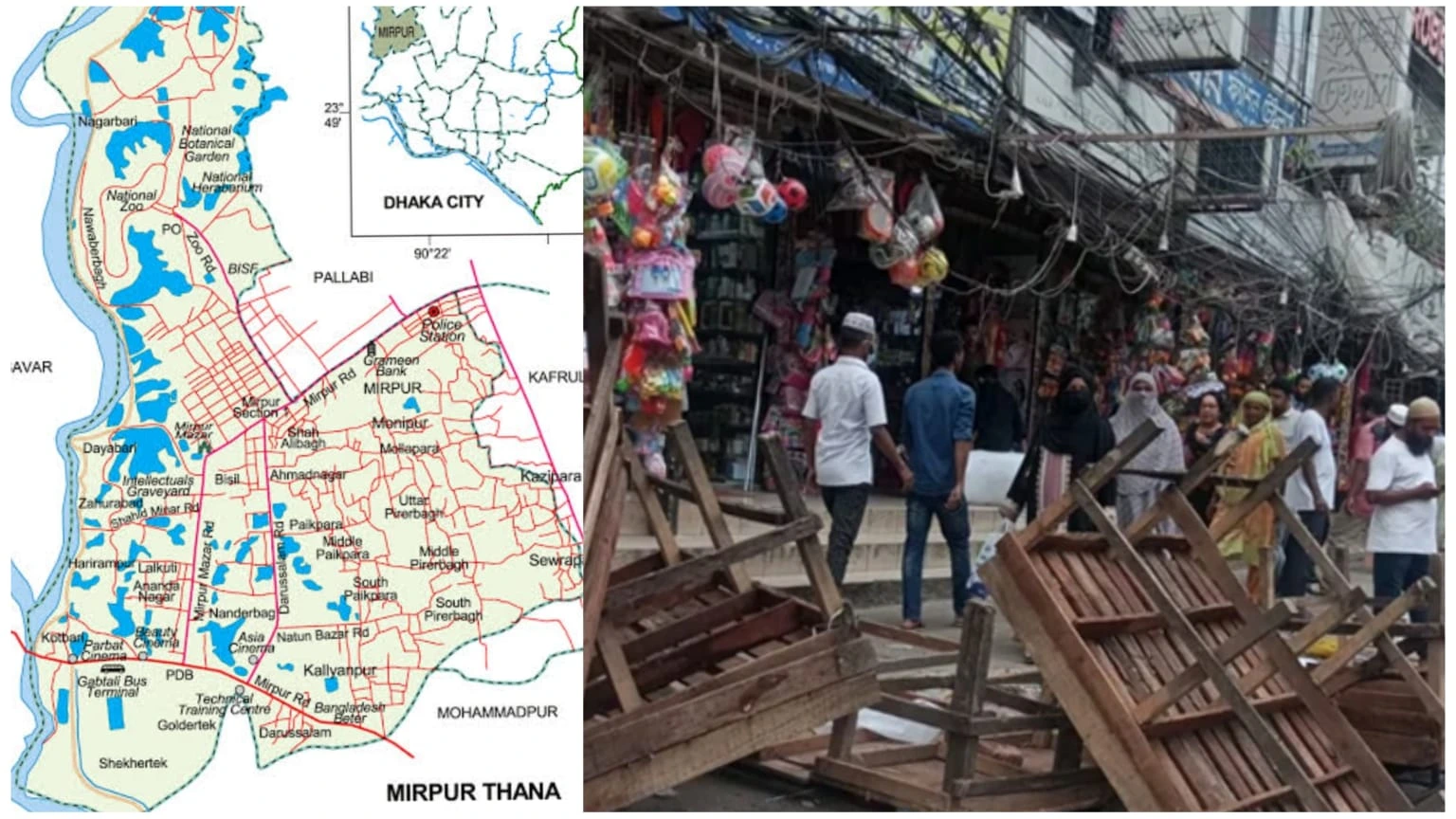 Mirpur Drive Clears 2,000 Illegal Shops