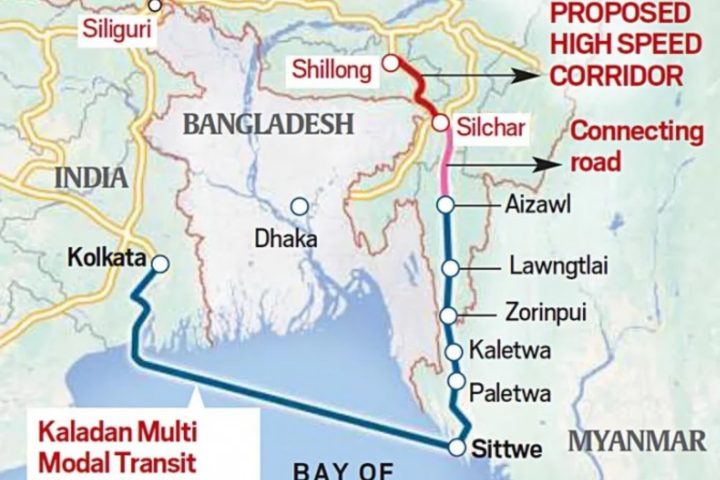 India Myanmar water route