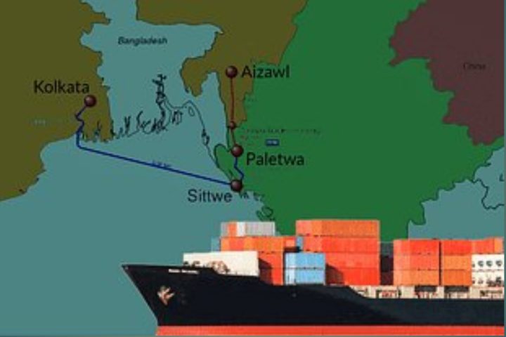 India Myanmar water route