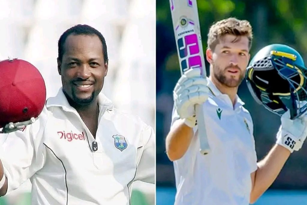 Brian Lara and Pieter Willem