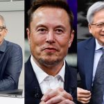 Jensen Huang, Elon Musk & Tim Cook