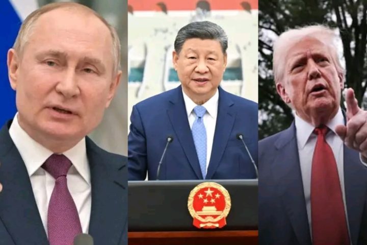 Putin, Jinping and Trump
