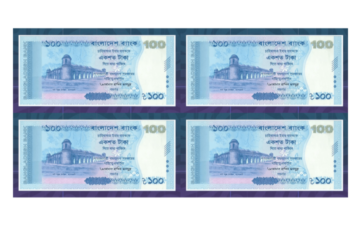 new Taka 100 note