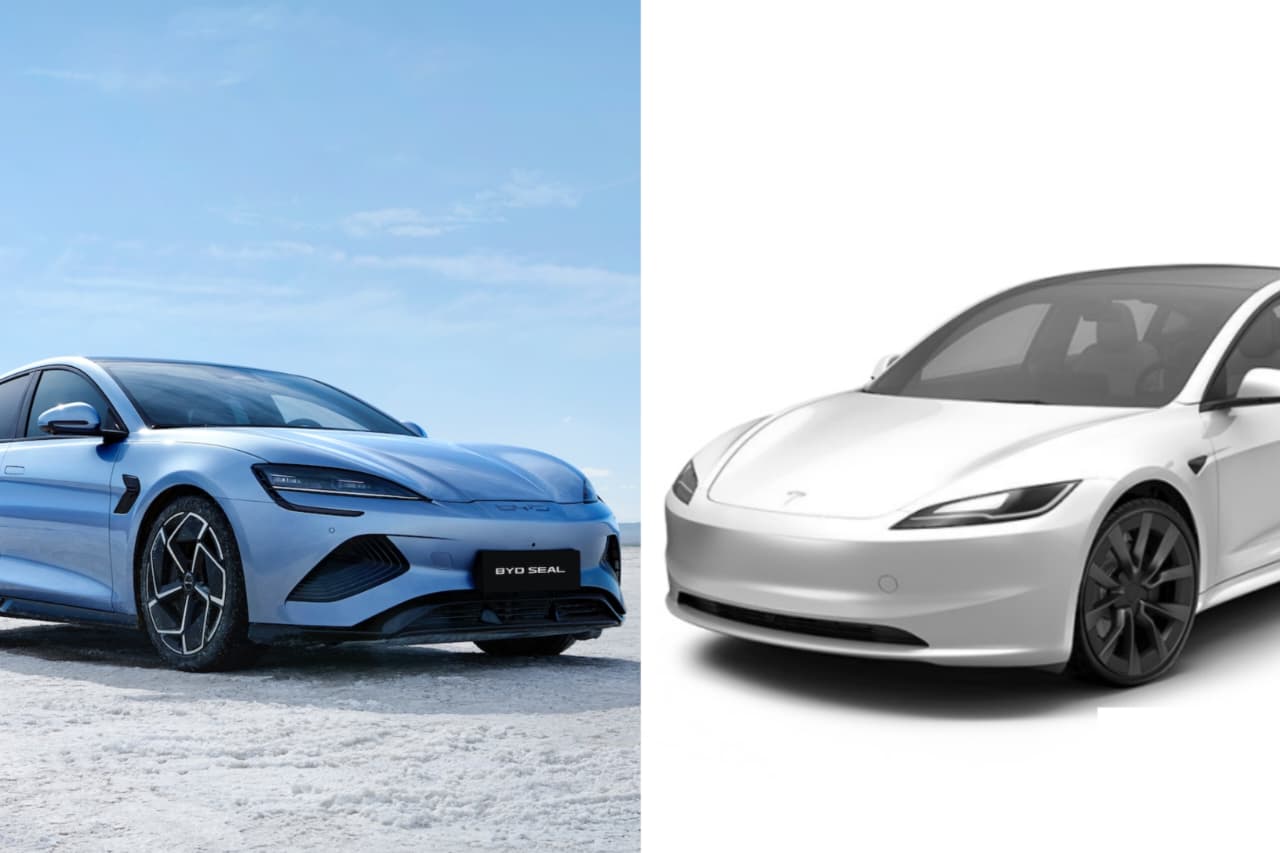 BYD Seal vs Tesla Model 3