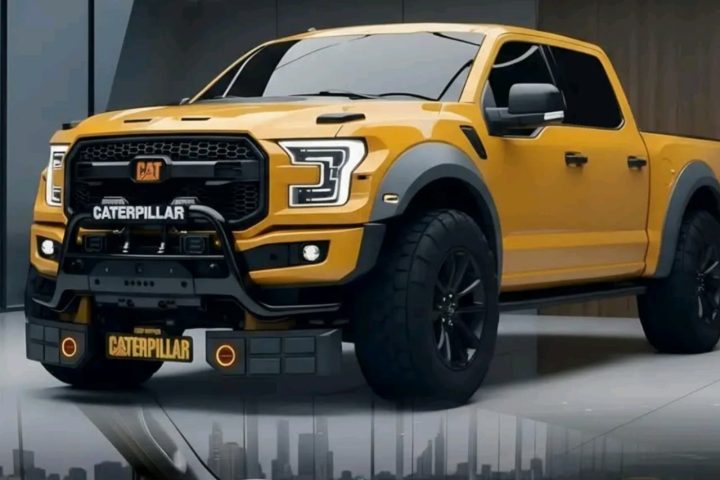 Caterpillar pickup truck